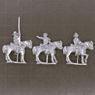 Peter Pig, ACW - Mounted Confederate  General JEB Stuart Command Group