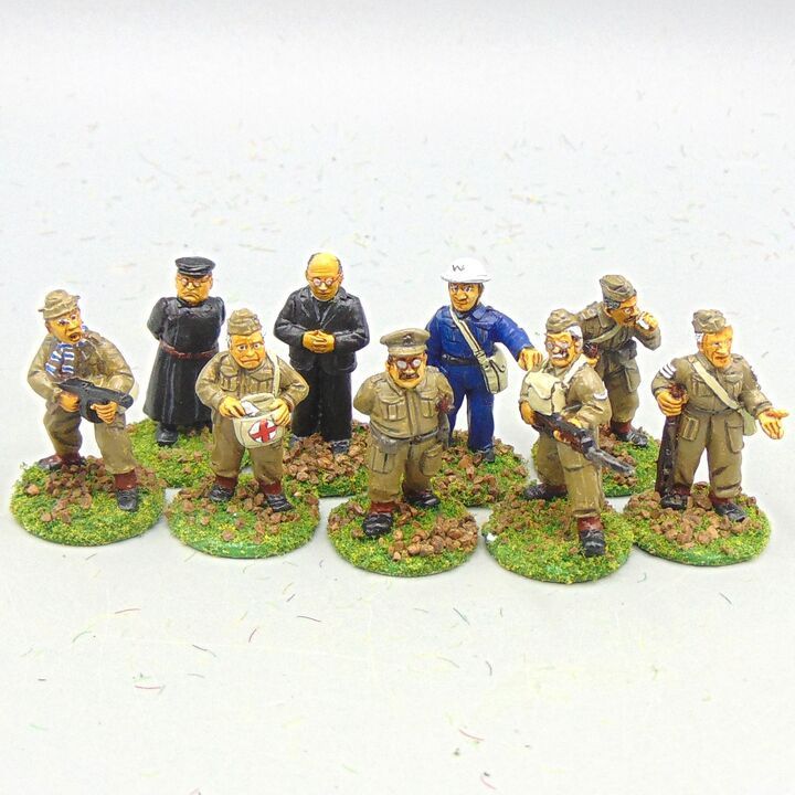 Grade D - Wargames Foundry - WW2 - British 'Dad's Army' Characters