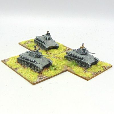 Grade D - Battlefront Miniatures - WW2 - Soviet T70 Light Tanks