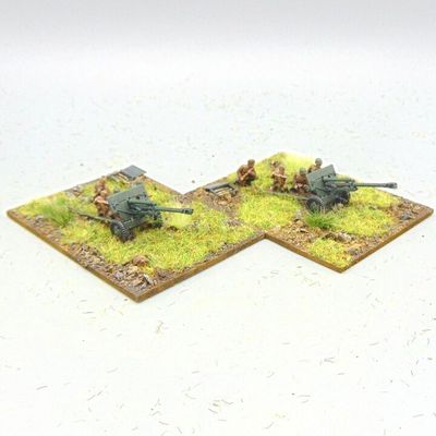 Grade D - Battlefront Miniatures - WW2 - Soviet 76mm Field Gun Battery