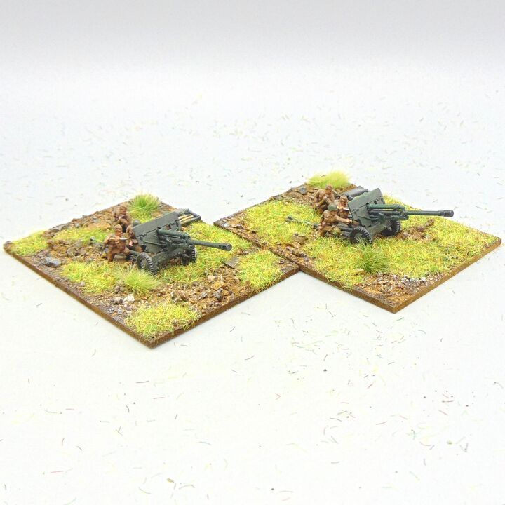 Grade D - Battlefront Miniatures - WW2 - Soviet 76mm Field Gun Battery