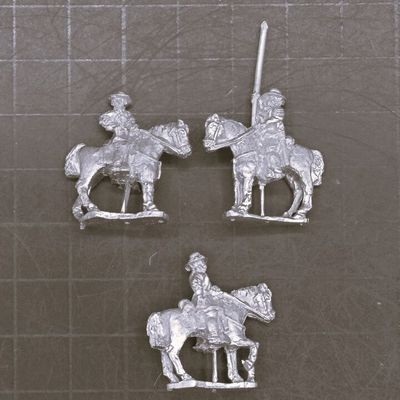 Peter Pig, ACW - Mounted Confederate  General Braxton-Bragg Command Group