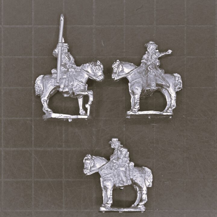 Peter Pig, ACW - Mounted Union  General Winfield Scott Hancock Command Group