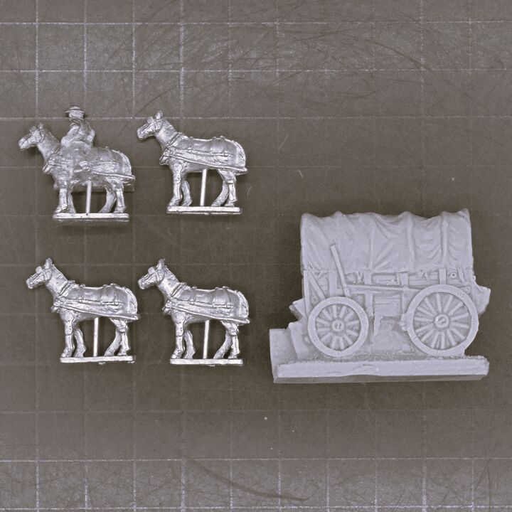 Peter Pig, ACW - Supply Wagon, Team & Driver in Hat