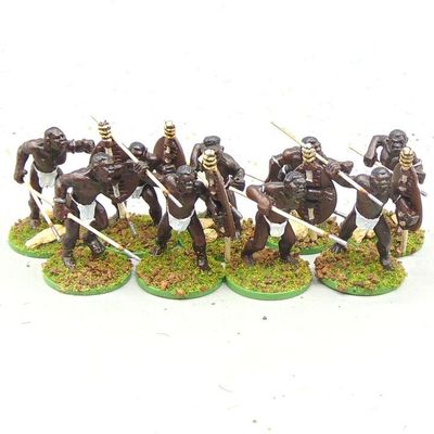 Grade D - Wargames Foundry - Colonial Africa/WW1 East Africa - Tribal Warriors
