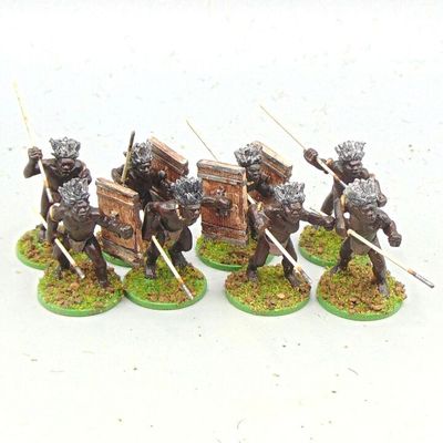 Grade D - Wargames Foundry - Colonial Africa/WW1 East Africa - Tribal Warriors