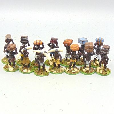 Grade D - Wargames Foundry - Colonial Africa/WW1 East Africa - Native Bearers