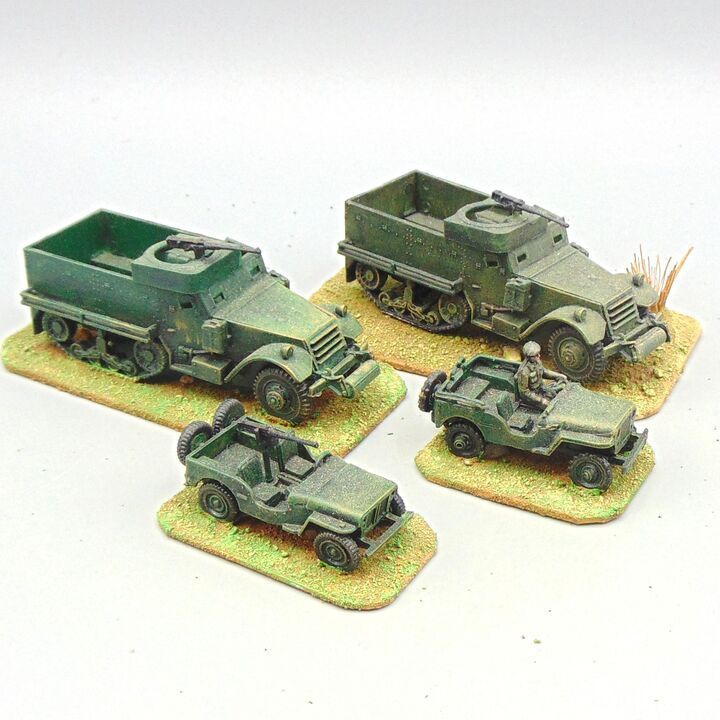 Grade D - Unidentified Manufacturer - WW2 - US Halftracks & Jeeps