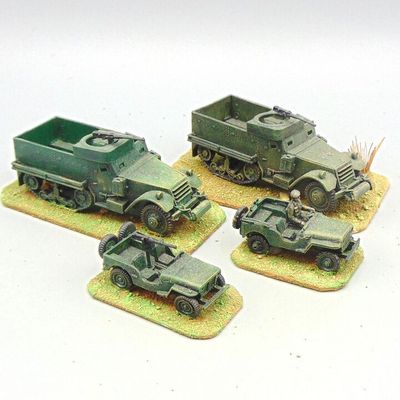 Grade D - Unidentified Manufacturer - WW2 - US Halftracks & Jeeps