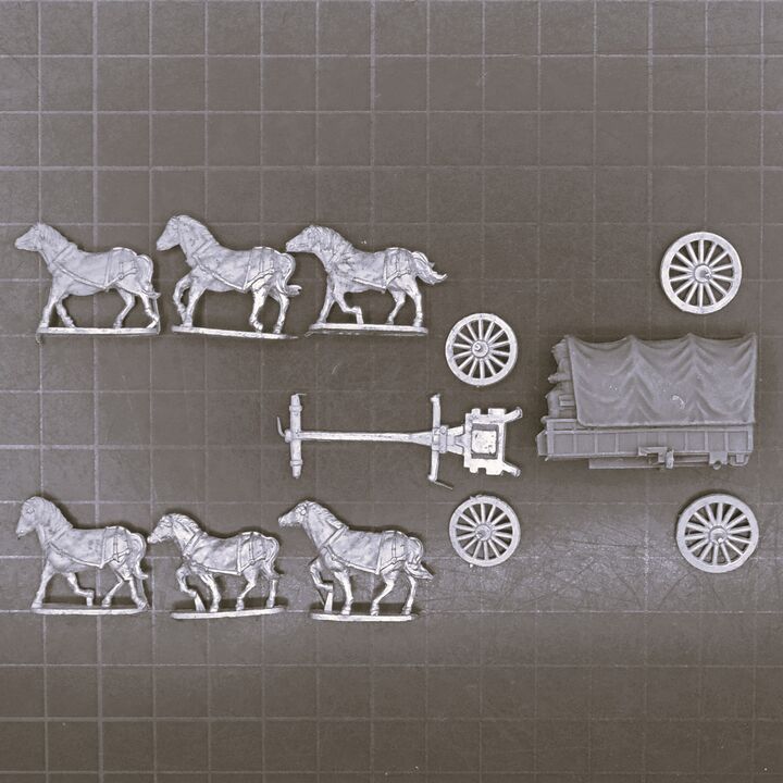 Warlord Games, ACW - Supply Wagon, Team & Driver