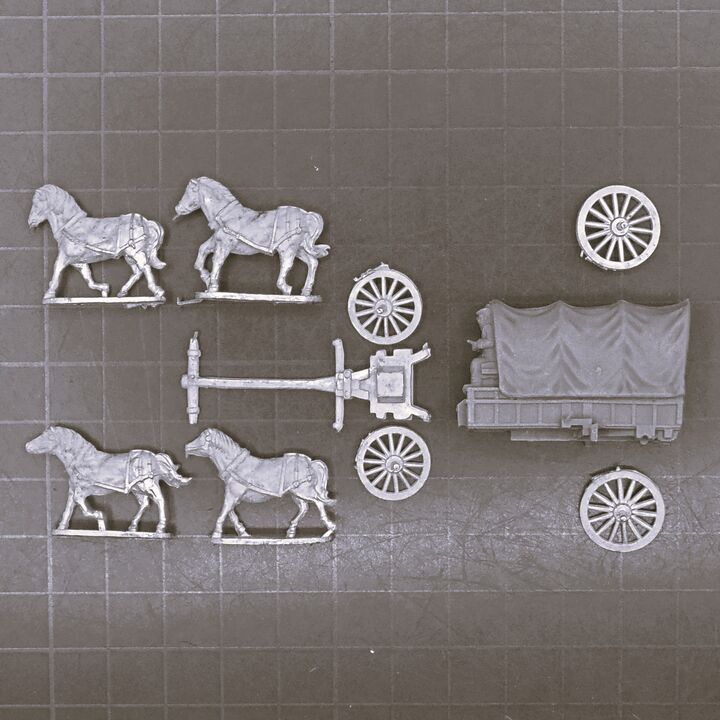 Warlord Games, ACW - Supply Wagon, Team & Driver