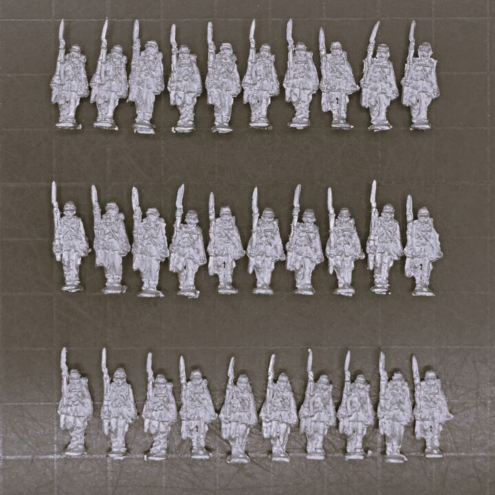 Raven Banner Games, ACW - Infantry in Kepis with Backpacks