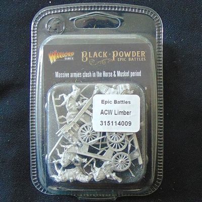 Warlord Games, ACW - Artillery Limber, Team, Field Gun & Drivers