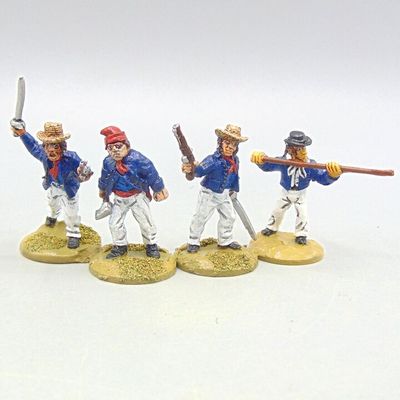 Grade D - Wargames Foundry & Unidentified - Napoleonic - Royal Navy Boarding Party