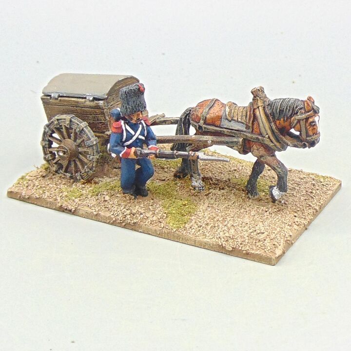Grade D - Wargames Foundry - Napoleonic - French Powder Cart