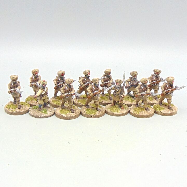 Grade D - Wargames Foundry - Colonial India - Sikh Infantry