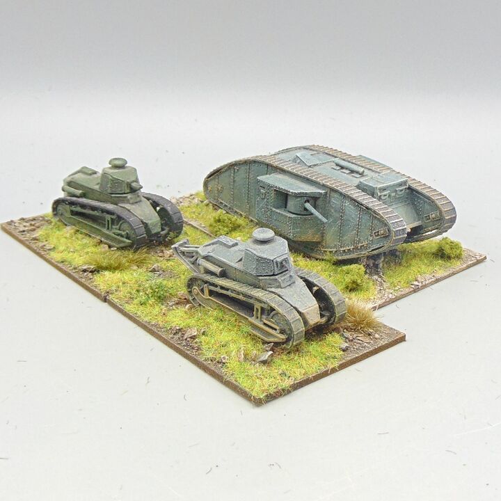 Grade D - Unidentified Manufacturer - WW1/RCW - British Tanks