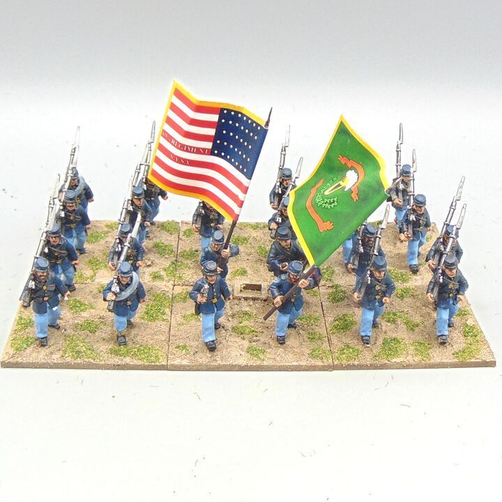 Grade C - Crusader Miniatures - ACW - Union Infantry Unit (69th 'Irish' New York)