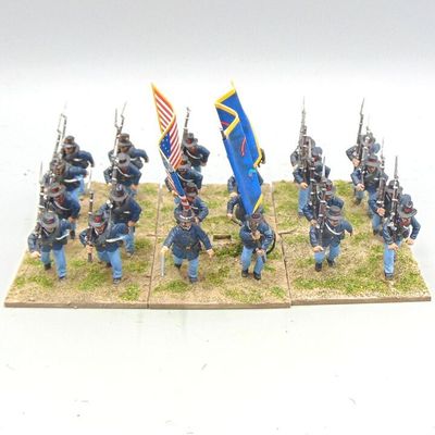 Grade C - Perry Miniatures - ACW - Union (Iron Brigade) Infantry Unit (24th Michigan)