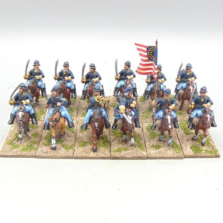 Grade C - Wargames Foundry - ACW - Union Cavalry Unit