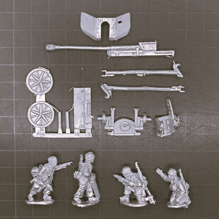 Warlord Games, WW2: German Heer 75mm PAK40 ATG Team (1943-45)