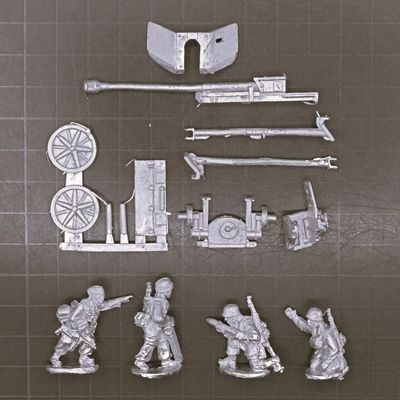 Warlord Games, WW2: German Heer 75mm PAK40 ATG Team (1943-45)