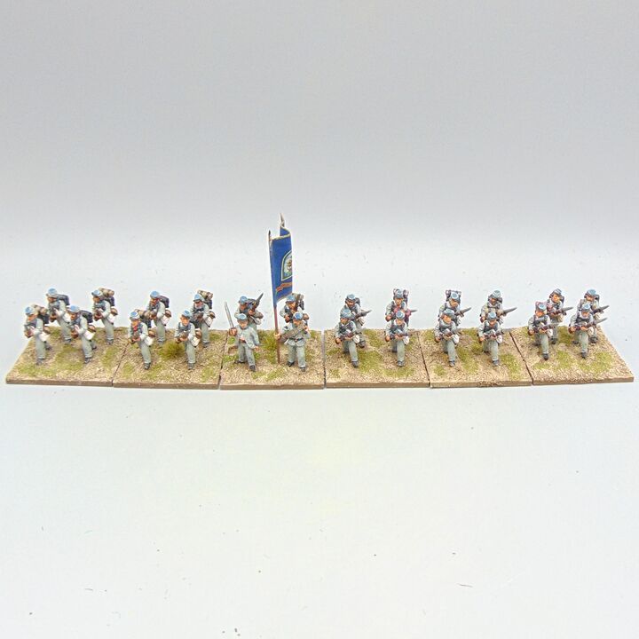Grade D - Wargames Foundry - ACW - Confederate Infantry Unit (1st Maryland)