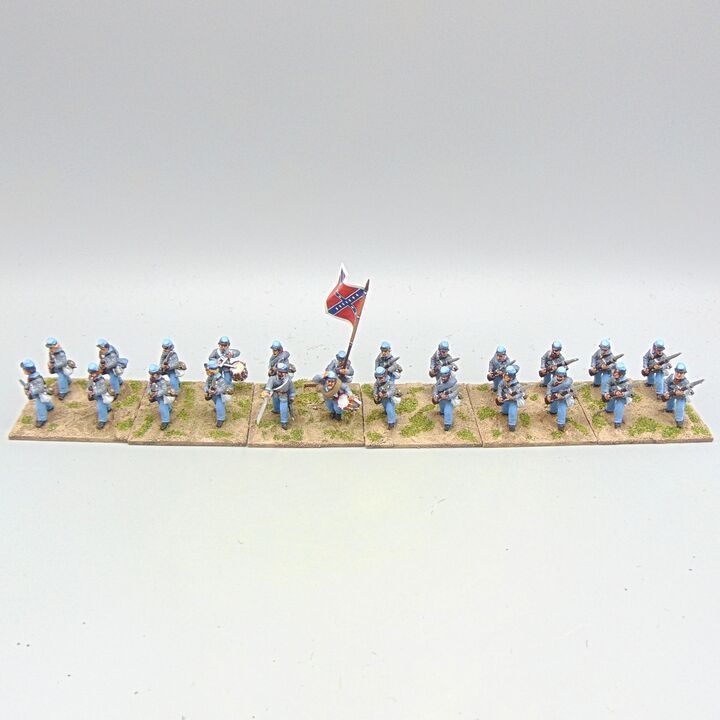 Grade C - Wargames Foundry - ACW - Confederate Infantry Unit