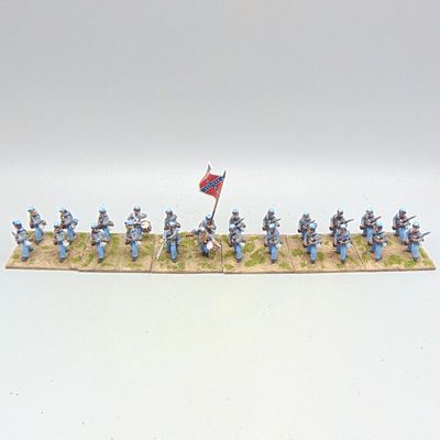 Grade C - Wargames Foundry - ACW - Confederate Infantry Unit