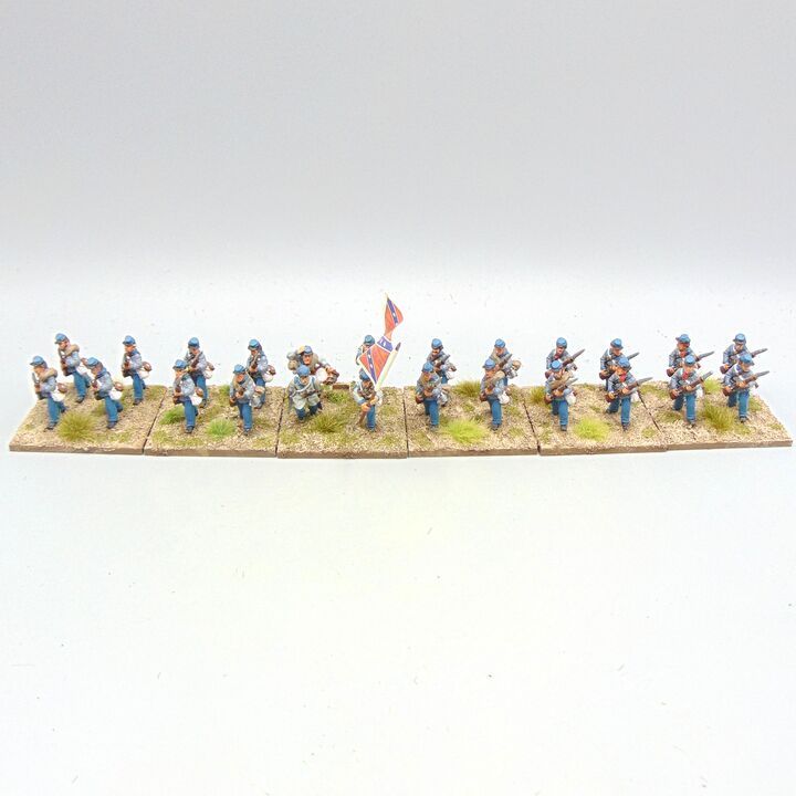Grade C - Wargames Foundry - ACW - Confederate Infantry Unit (9th Virginia)