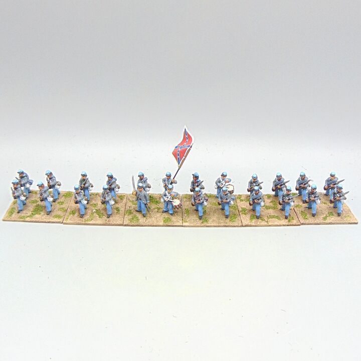 Grade C - Wargames Foundry - ACW - Confederate Infantry Unit