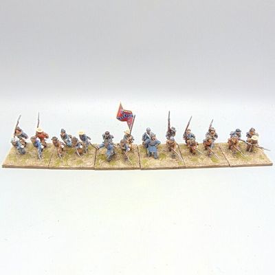 Grade C - Wargames Foundry - ACW - Confederate Infantry Unit (4th Texas)