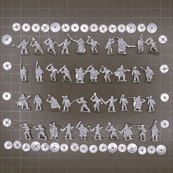 Splintered Light Miniatures, Dark Ages - Early Saxon Warriors