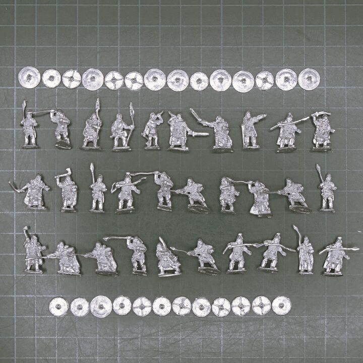 Splintered Light Miniatures, Dark Ages - Early Saxon Armoured Warriors