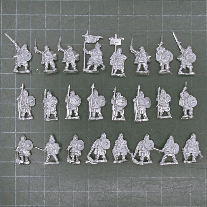 Forged in Battle, Dark Ages - Viking Huscarles with Swords & Spears