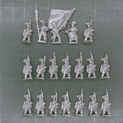 Essex Miniatures, SYW - Prussian Musketeer Unit