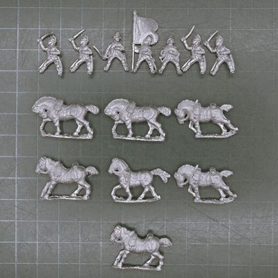 Essex Miniatures, SYW - British Light Dragoons Unit