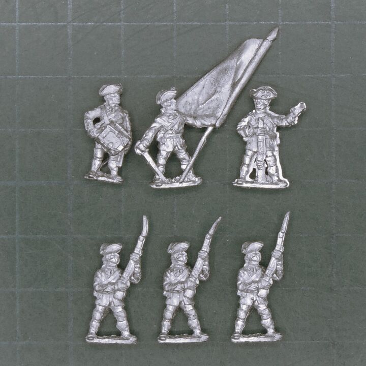 Essex Miniatures, FIW - French Infantry Including Command