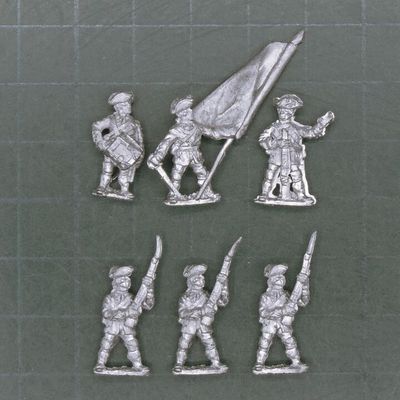Essex Miniatures, FIW - French Infantry Including Command