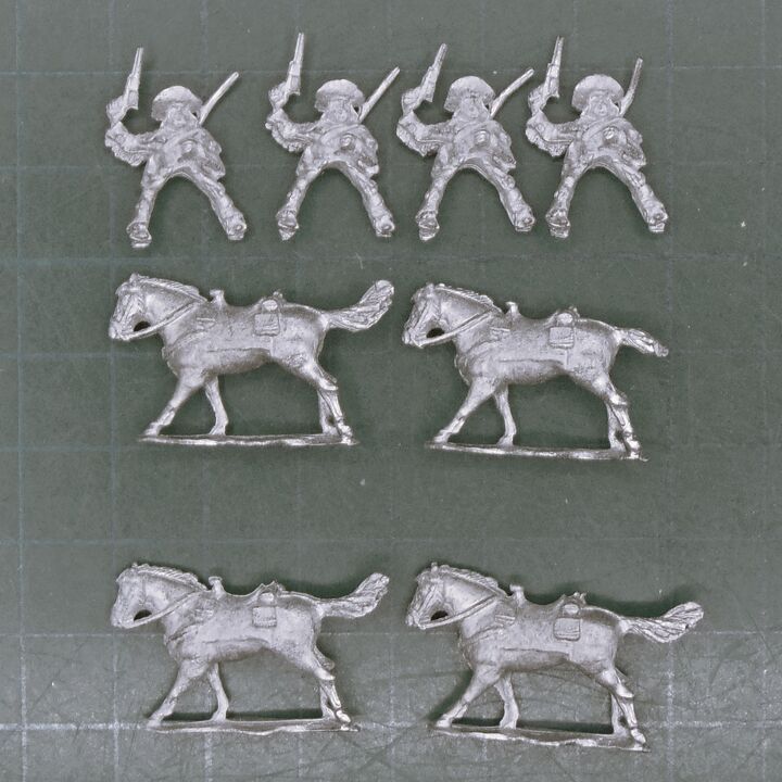 Minifigs, US/Mexican War - Texan Volunteer Cavalry