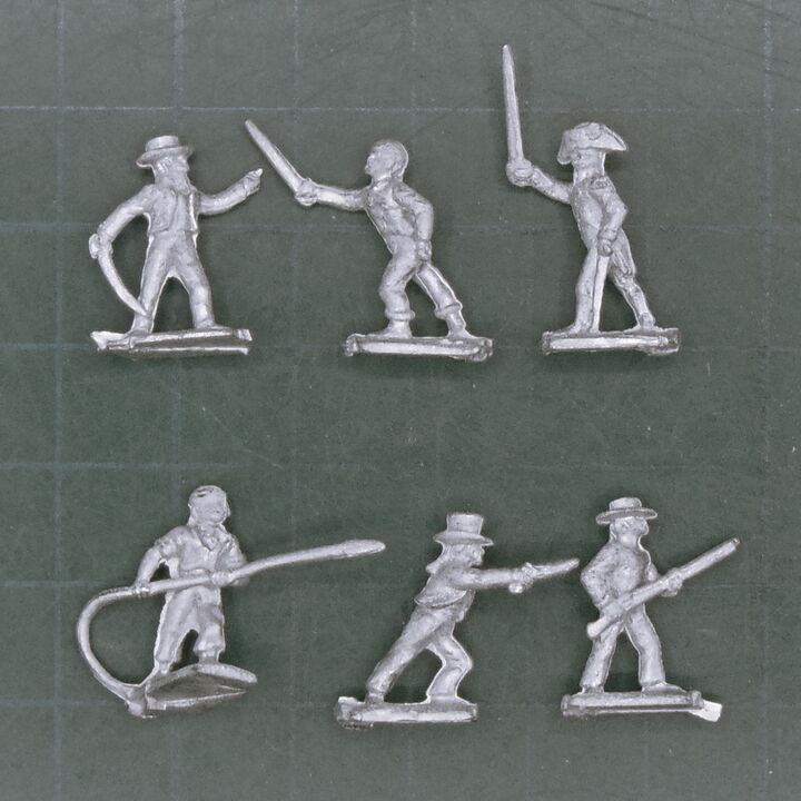 Minifigs, Napoleonic - British Naval Officers & Sailors