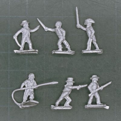 Minifigs, Napoleonic - British Naval Officers & Sailors