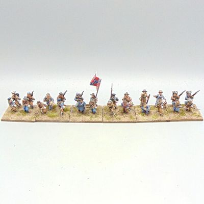 Grade C - Wargames Foundry - ACW - Confederate Infantry Unit (3rd Arkansas)