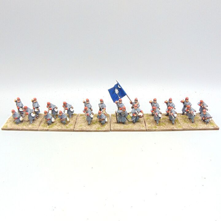 Grade C - Wargames Foundry - ACW - Confederate Infantry Unit in Greatcoats (McLellans Zouaves)