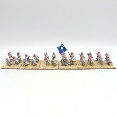 Grade C - Wargames Foundry - ACW - Confederate Infantry Unit in Greatcoats (McLellans Zouaves)