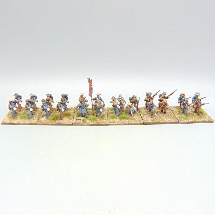 Grade C - Wargames Foundry - ACW - Confederate Infantry Unit