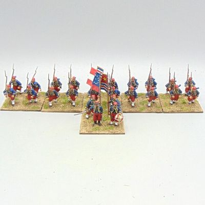 Grade C - Perry Miniatures - ACW - Confederate Infantry Unit (1st Louisiana Coppens Zouaves)