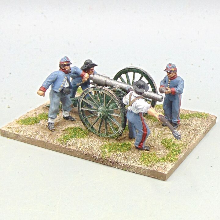 Grade C - Perry Miniatures - ACW - Confederate 10lb Parrott Rifle & Crew