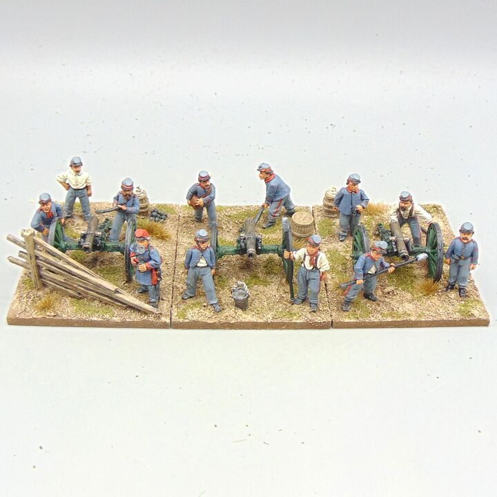 Grade C - Wargames Foundry - ACW - Confederate 12lb Howitzer Battery