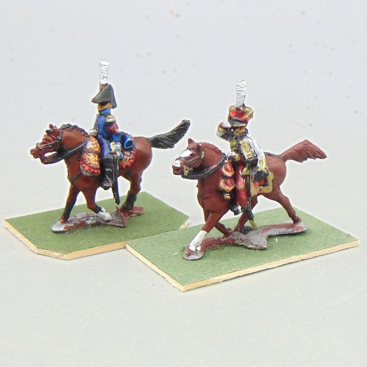 Grade C, Minifigs - Napoleonic - Mounted French ADC's
